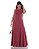 Vestido cava americana longo Rosa terroso - Imagem 6