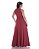 Vestido cava americana longo Rosa terroso - Imagem 2