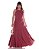 Vestido cava americana longo Rosa terroso - Imagem 7