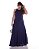 vestido cava americana longo azul Marinho - Imagem 9