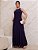 vestido cava americana longo azul Marinho - Imagem 1