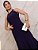 vestido cava americana longo azul Marinho - Imagem 3