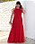 vestido cava americana longo Vermelho - Imagem 1