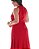 vestido cava americana longo Vermelho - Imagem 6