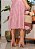 Vestido Princesa na laise Luxo Rosa Midi - Imagem 6