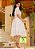 Vestido Princesa na laise Luxo Branco off Midi - Imagem 2