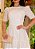 Vestido Princesa na laise Luxo Branco off Midi - Imagem 4