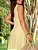 Vestido Regata bordado e decote gota Amarelo Abacate - Imagem 5