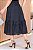 Vestido Bordado com Botões Funcional Preto Midi - Imagem 4