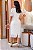 Vestido tubinho em Renda Branco off Midi - Imagem 2