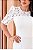 Vestido tubinho em Renda Branco off Midi - Imagem 3