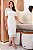 Vestido tubinho em Renda Branco off Midi - Imagem 1