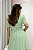Vestido midi Renda e saia peplum verde menta - Imagem 4