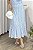 Vestido midi Renda e saia peplum azul bebe - Imagem 4