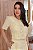 Conjunto bordado de saia midi e blusa Amarelo Manteiga - Imagem 4