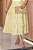 Vestido Realeza detalhes em guipir Amarelo Manteiga - Imagem 4