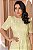 Vestido Realeza detalhes em guipir Amarelo Manteiga - Imagem 3