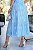 Vestido Realeza detalhes em guipir Azul ceu - Imagem 4