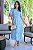 Vestido Realeza detalhes em guipir Azul ceu - Imagem 6