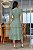 Vestido Midi decote quadrado e duplo babado Verde - Imagem 2