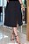 Vestido Midi em corte Alfaiataria e manga flare Preto - Imagem 5