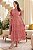 Vestido luxo laise 3D gola padre Rose - Imagem 6
