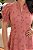 Vestido luxo laise 3D gola padre Rose - Imagem 4