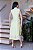 Chemise midi gola estilo blazer amarelo - Imagem 2