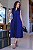 Chemise midi gola estilo blazer azul marinho - Imagem 6
