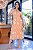 Vestido Midi bordado Indiano Mostarda - Imagem 1