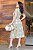 Vestido Midi bordado Indiano Verde azeitona - Imagem 2