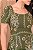 Vestido Midi bordado Floral Verde Folha - Imagem 4