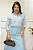 Camisa Feminina Manga Longa Azul - Imagem 4
