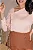 Camisa Feminina Pessego Manga 7/8 com Botões Fake - Imagem 2
