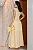 Vestido longo listrado com botoes Amarelo - Imagem 2