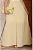 Vestido longo listrado com botoes Amarelo - Imagem 5
