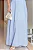 Vestido longo listrado com botoes Azul - Imagem 5