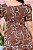 Vestido midi bordado cordone e guipir Marrom - Imagem 5