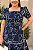 Vestido midi bordado cordone e guipir Azul Marinho - Imagem 3