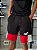 SHORTS PUMA MOLETOM PRETO/VERMELHO/BRANCO - Imagem 1