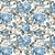 Digital D396 - Flores Vintage Blue 02 - Imagem 1