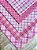 Kit Composê Xadrez Rosa (30x60cm) - Imagem 1
