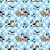 D1122 - Blue Birds Xadrez - Imagem 1