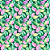 Digital Green Purple Folhas - Imagem 1