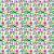 Digital Green Purple Flores e Patch Flores - Imagem 1