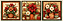 DN423 - Painel ALMOFADA Flores Natalinas - Imagem 1