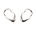 Ear Cuff Fio Minimalista Cherie Prateado - Imagem 4