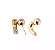 Brinco Fusion Dourado - Imagem 1