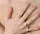 Anel Lumiere Dourado - 16 - Imagem 3