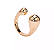 Anel Bubble Dourado - 20 - Imagem 1